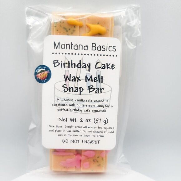 Hand Crafted Other - Birthday Cake - Wax Melt Snap Bar